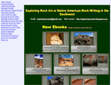 Tablet Screenshot of exploringrockart.com